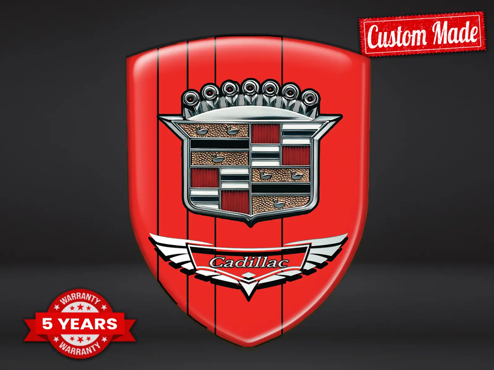 Cadillac Emblèmes Auto Universels Pro Max Robustes ST